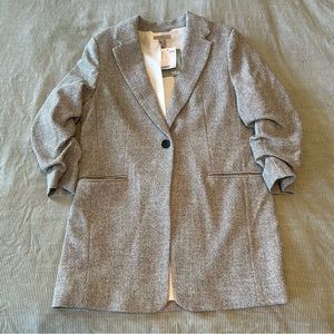 Long H&M Grey Blazer